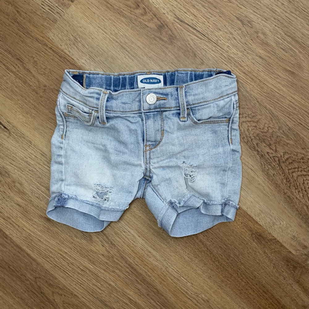 Old Navy Girls Distressed Denim Shorts